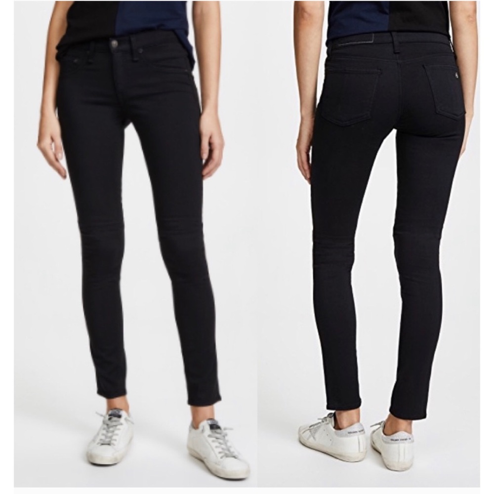 Rag & Bone Legging In Black Plush - image 1